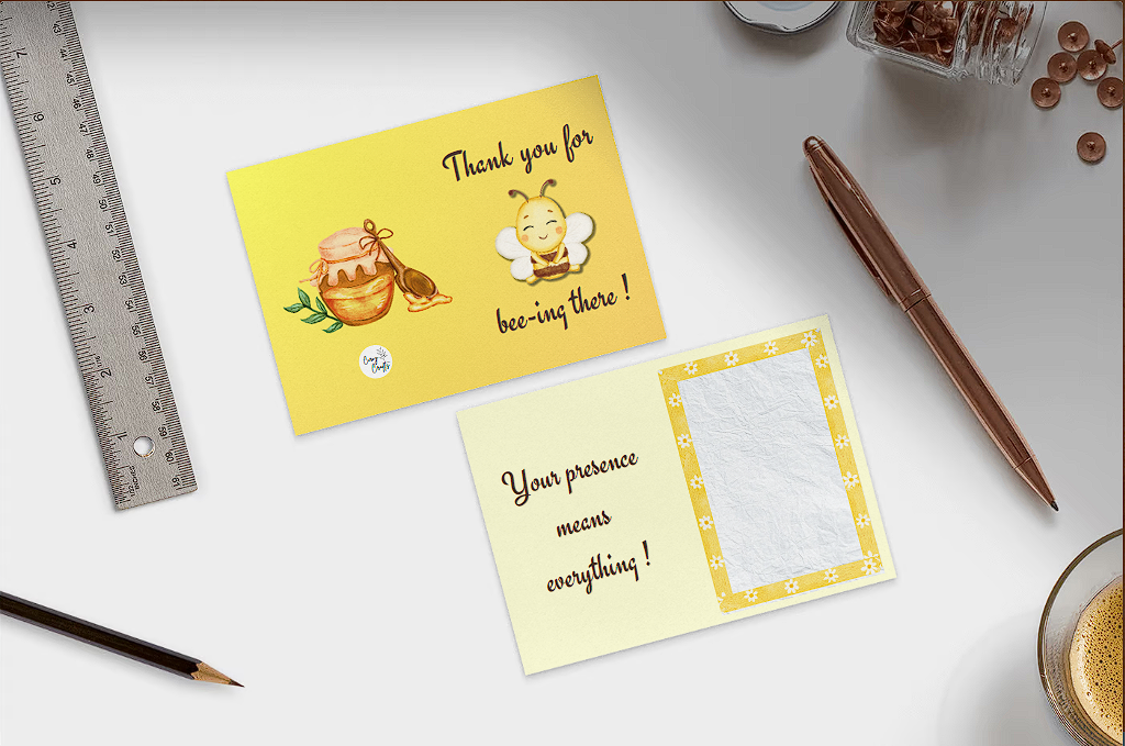 Set of 5 Appreciation  Cards