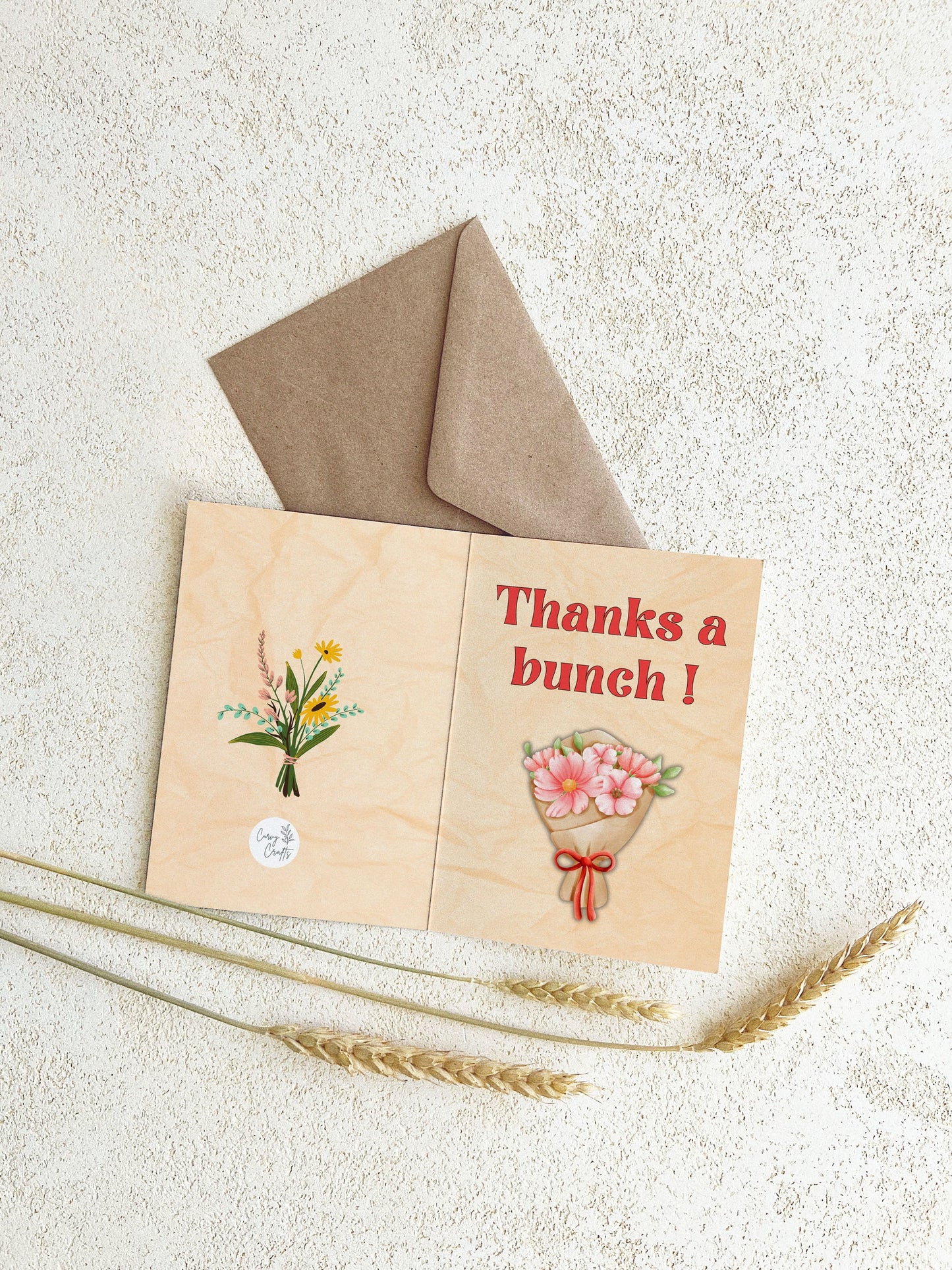 Set of 5 Appreciation  Cards